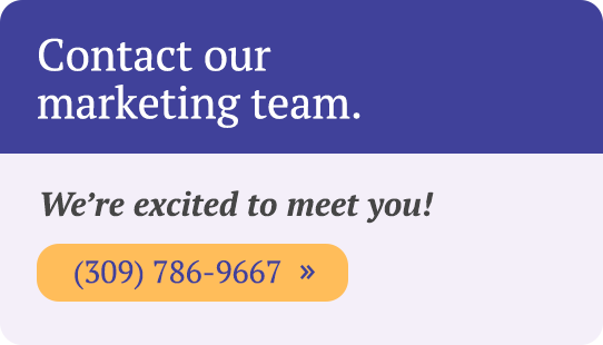 Schedule a tour - contact our marketing team