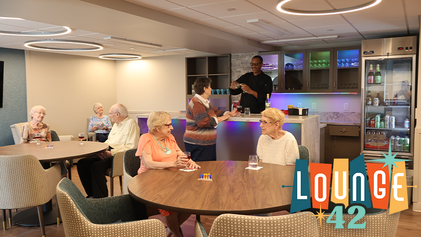 Lounge at Friendship Manor 