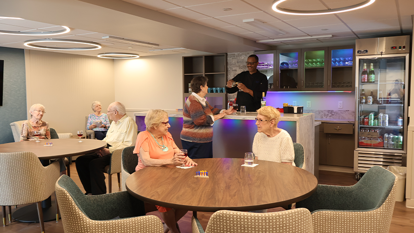 Lounge at Friendship Manor 