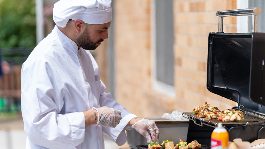 Patio at Friendship Manor