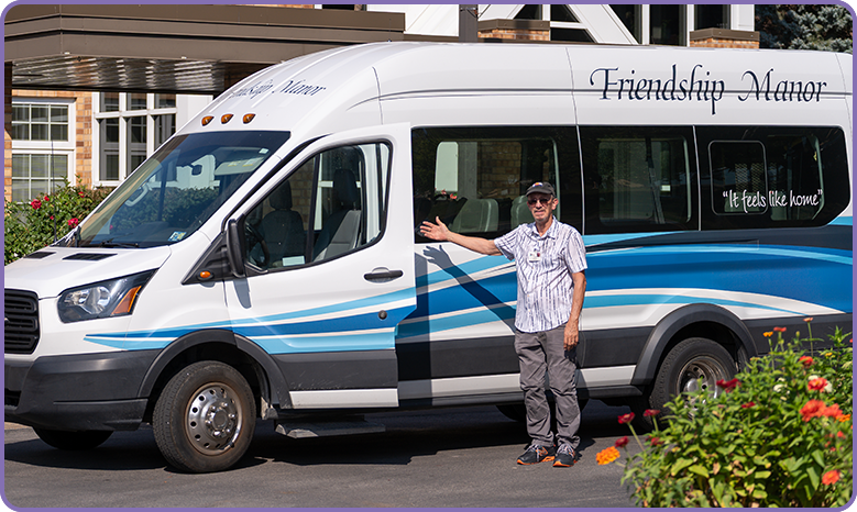 Transportation at Friendship Manor
